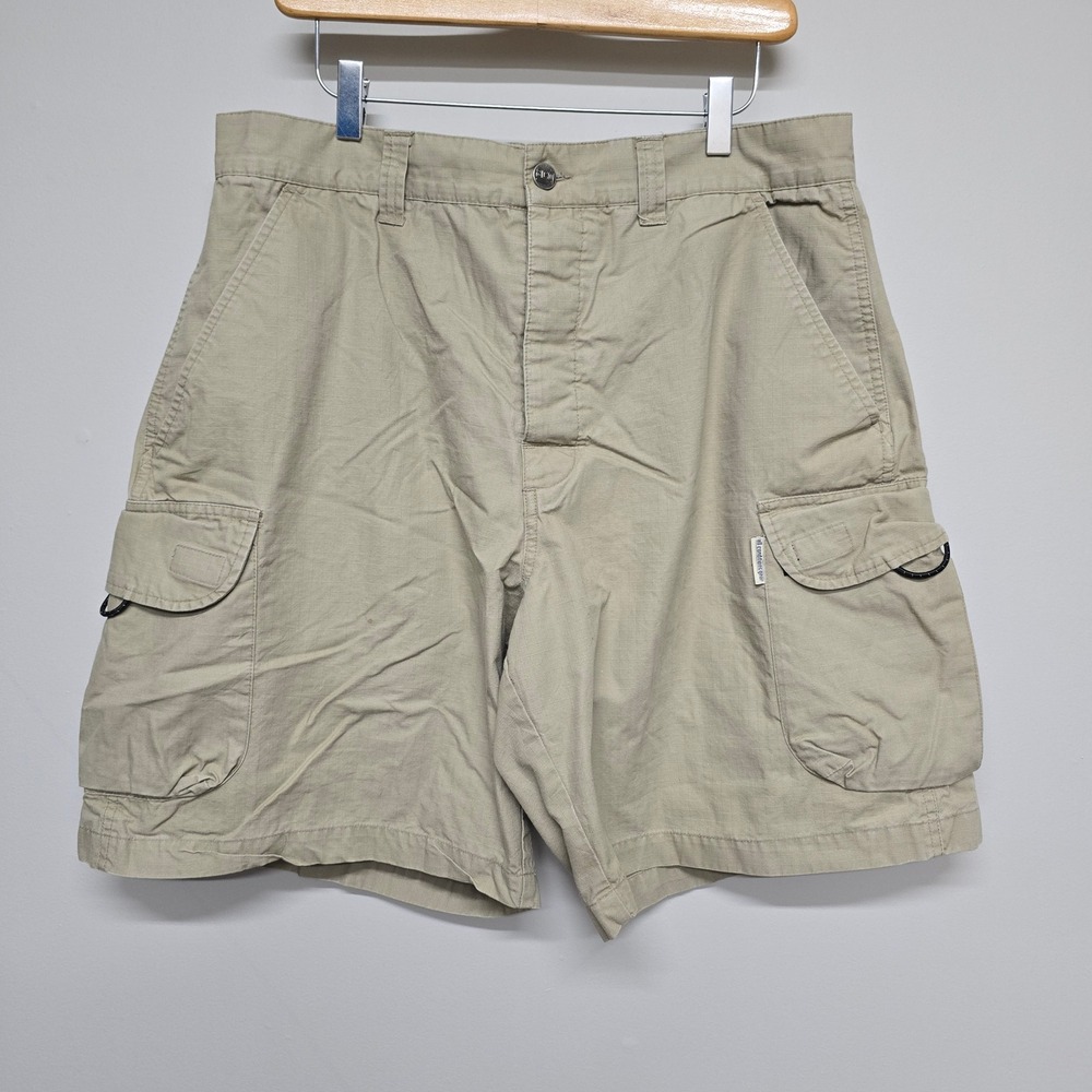 Nike ACG Cargo Shorts Mens 34 Khaki Cotton Ripstop Y2K Gorpcore Utility